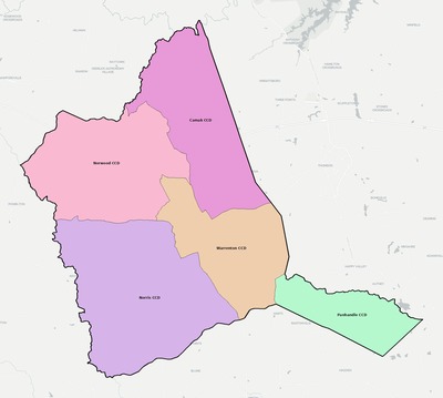 Warren County GA townships and subdivisions map