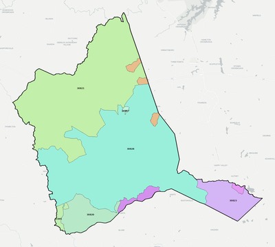 Warren County GA ZIP code boundaries map