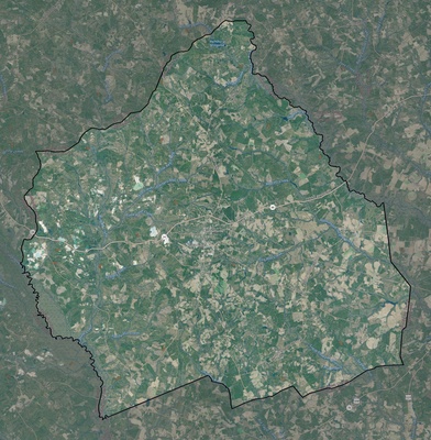 Washington County GA USGS imagery and topo map