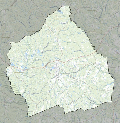 Washington County GA USGS topo map