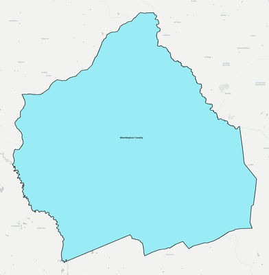 Washington County GA school district boundaries map