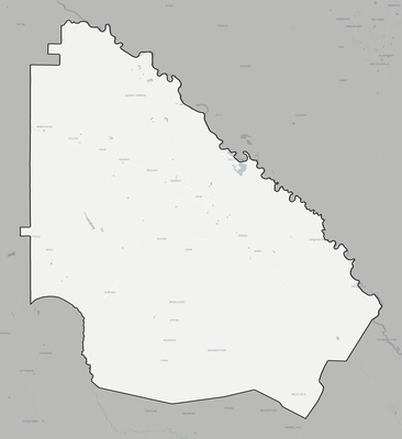 Wayne County GA county basemap context