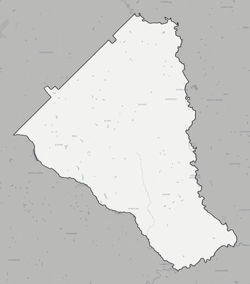 Wheeler County GA county basemap context