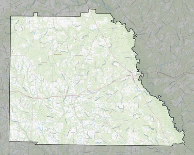 Wilcox County GA USGS topo map