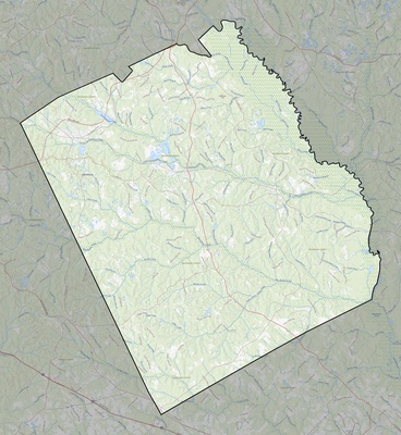 Wilkinson County GA USGS topo map