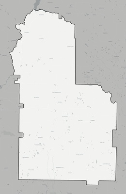 Worth County GA county basemap context