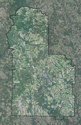 Worth County GA USGS imagery and topo map