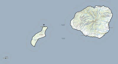 Kauai County HI USGS topo map