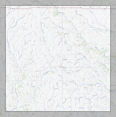 Adair County IA USGS topo map