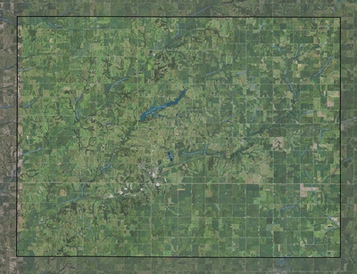 Adams County IA USGS imagery and topo map