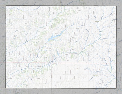 Adams County IA USGS topo map