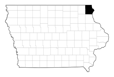 Allamakee County in Iowa