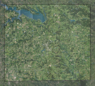 Appanoose County IA USGS imagery and topo map
