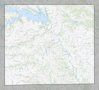 Appanoose County IA USGS topo map