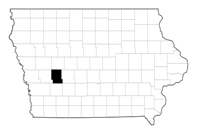 Audubon County in Iowa