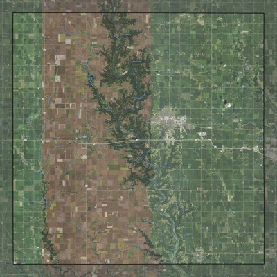 Boone County IA USGS imagery and topo map