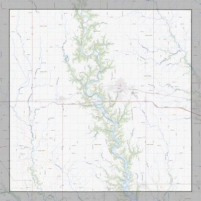Boone County IA USGS topo map