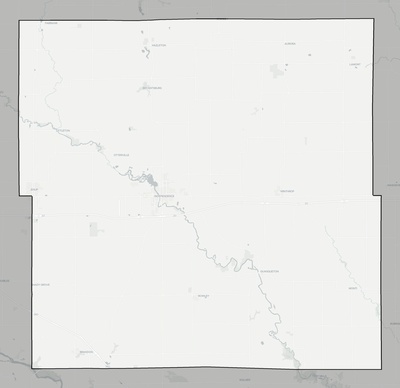 Buchanan County IA county basemap context