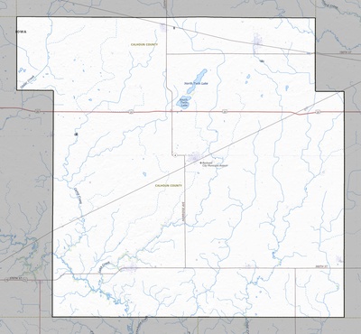 Calhoun County IA USGS topo map