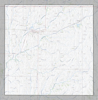Cass County IA USGS topo map