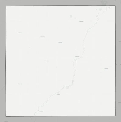 Cherokee County IA county basemap context