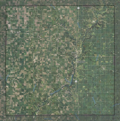Cherokee County IA USGS imagery and topo map