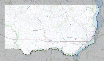 Clinton County IA USGS topo map