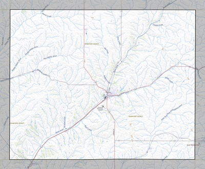 Crawford County IA USGS topo map