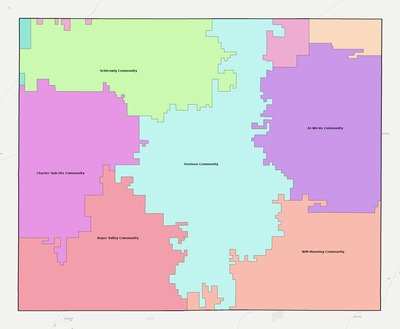 Crawford County IA school district boundaries map