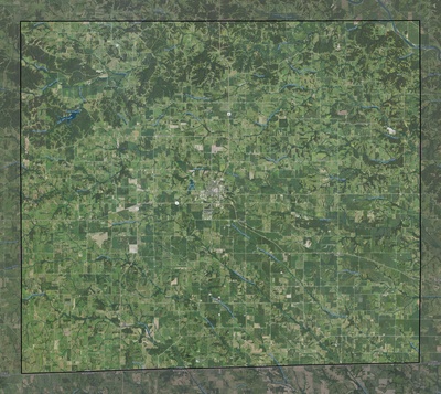 Davis County IA USGS imagery and topo map