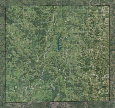 Decatur County IA USGS imagery and topo map