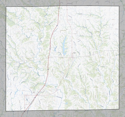 Decatur County IA USGS topo map