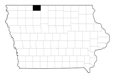 Emmet County in Iowa