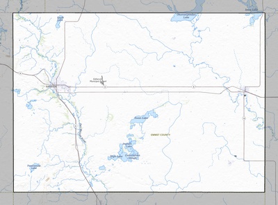 Emmet County IA USGS topo map