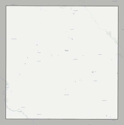 Franklin County IA county basemap context