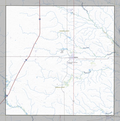 Franklin County IA USGS topo map