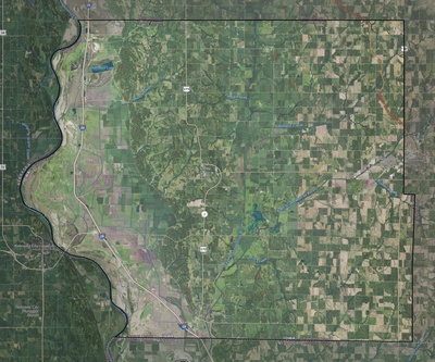 Fremont County IA USGS imagery and topo map