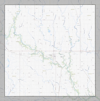 Greene County IA USGS topo map