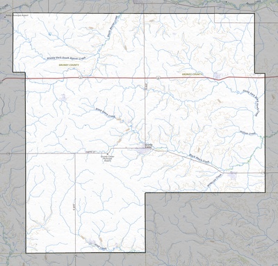 Grundy County IA USGS topo map