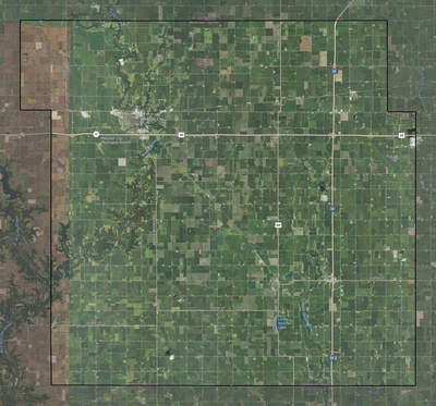 Hamilton County IA USGS imagery and topo map