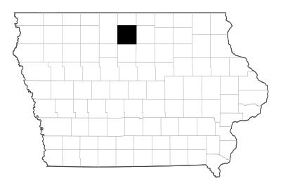 Hancock County in Iowa