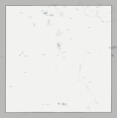 Hancock County IA county basemap context
