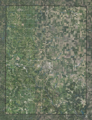 Henry County IA USGS imagery and topo map