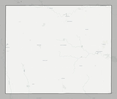 Howard County IA county basemap context