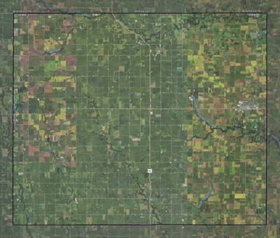 Howard County IA USGS imagery and topo map
