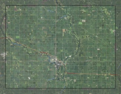 Humboldt County IA USGS imagery and topo map