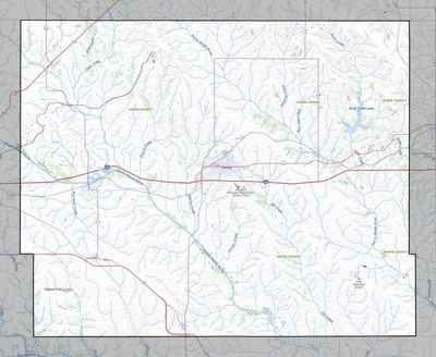 Jasper County IA USGS topo map