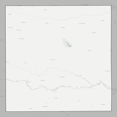 Keokuk County IA county basemap context