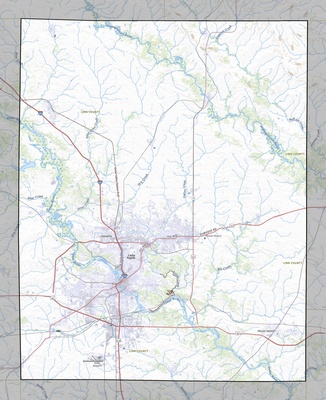 Linn County IA USGS topo map