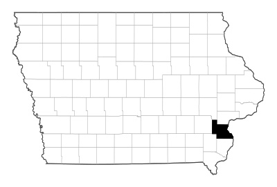 Louisa County in Iowa